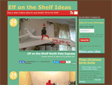 Tablet Screenshot of elfontheshelfideas.com